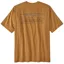 2024 Patagonia Responsibili-Tee Mens T-Shirt P-6 Outline Golden Caramel