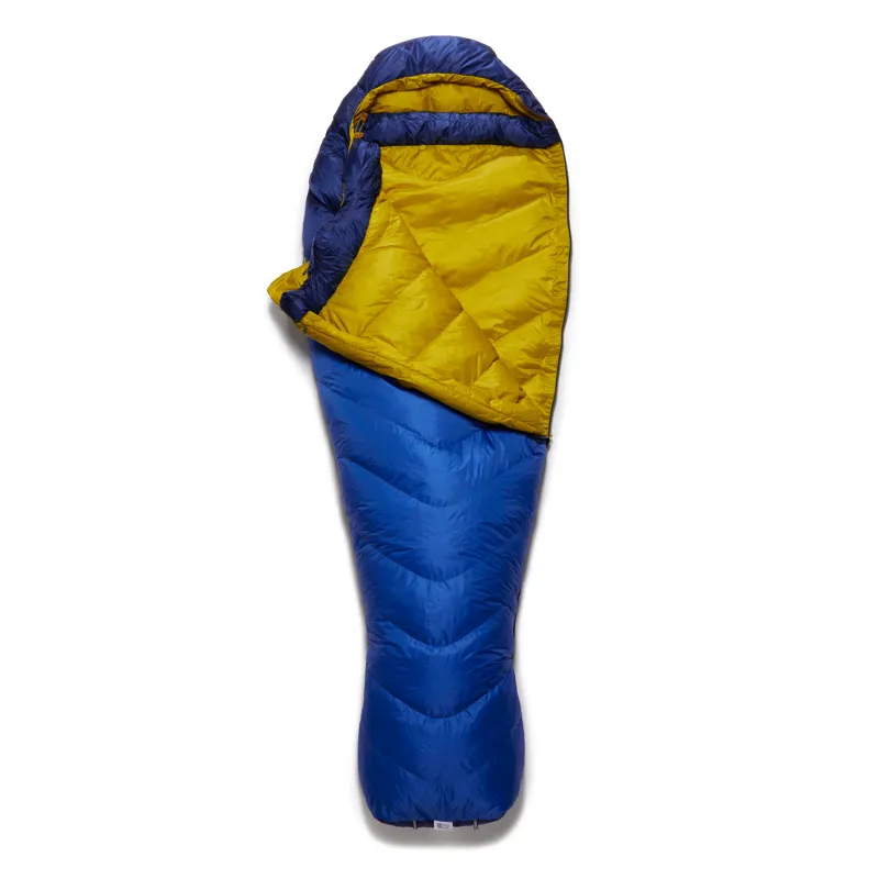 2023 Rab Neutrino 400 Down Sleeping Bag Nightfall Blue