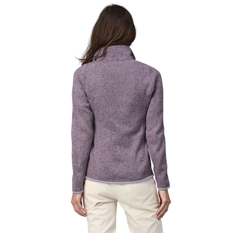 2024 Patagonia Better Sweater 1/4 Zip Fleece Women's Milkweed Mauve-2