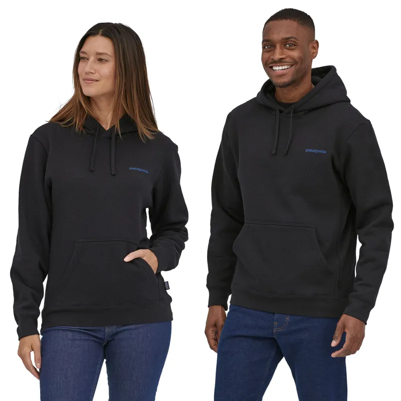 Patagonia Boardshort Logo Uprisal Hoody Unisex Ink Black-2