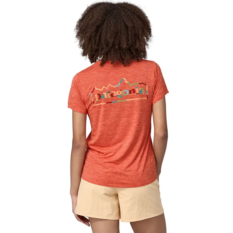 Patagonia Capilene Cool Daily Graphic Shirt Unity Fitz Womens Pimento Red X-Dye-1