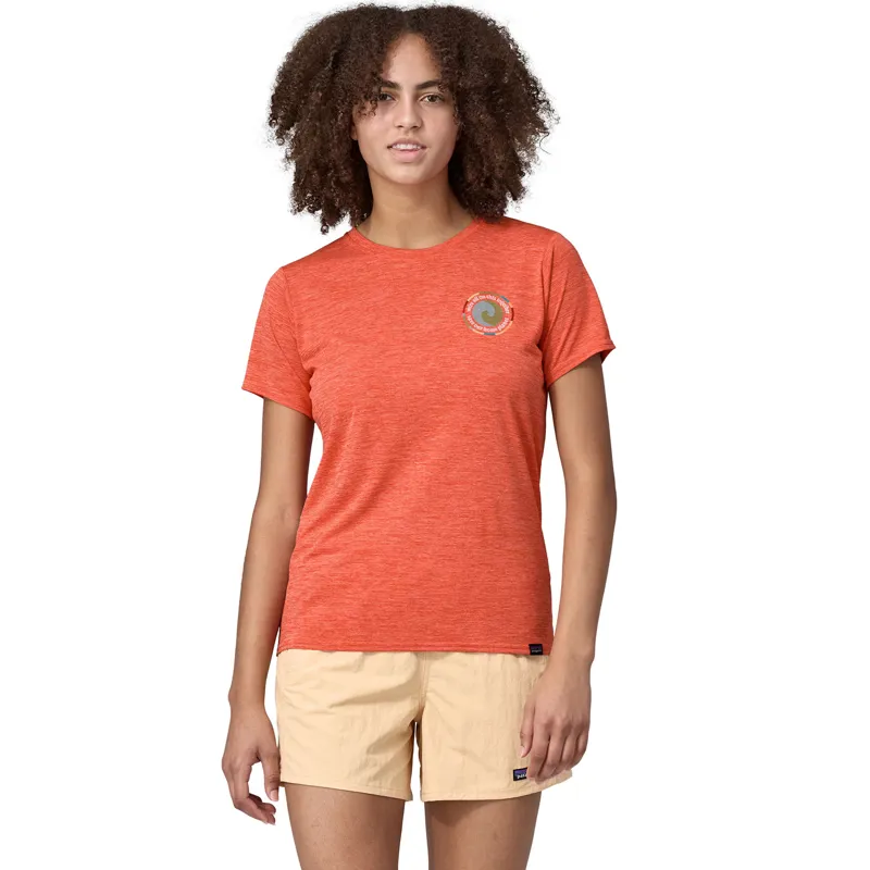 Patagonia Capilene Cool Daily Graphic Shirt Unity Fitz Womens Pimento Red X-Dye-3