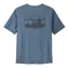 2024 Patagonia Capilene Cool Daily Graphic T-Shirt Mens - Utility Blue X-Dye