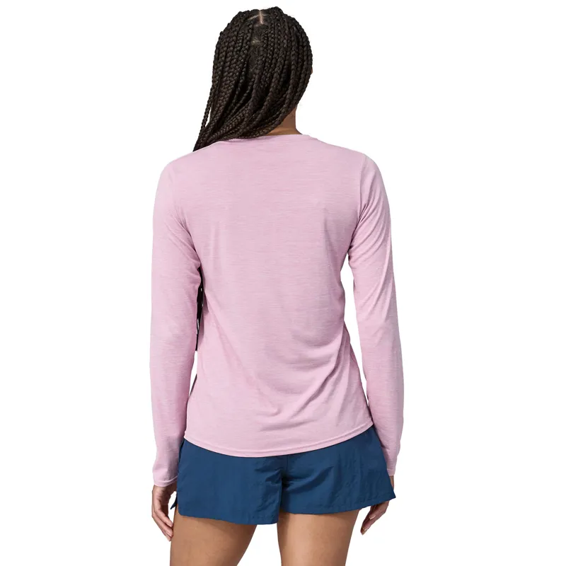 Patagonia L/S Cap Cool Daily Shirt Women's Light Milkweed Mauve X-Dye-2