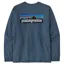 2024 Patagonia Long Sleeve P-6 Logo Responsibili-Tee Mens Utility Blue