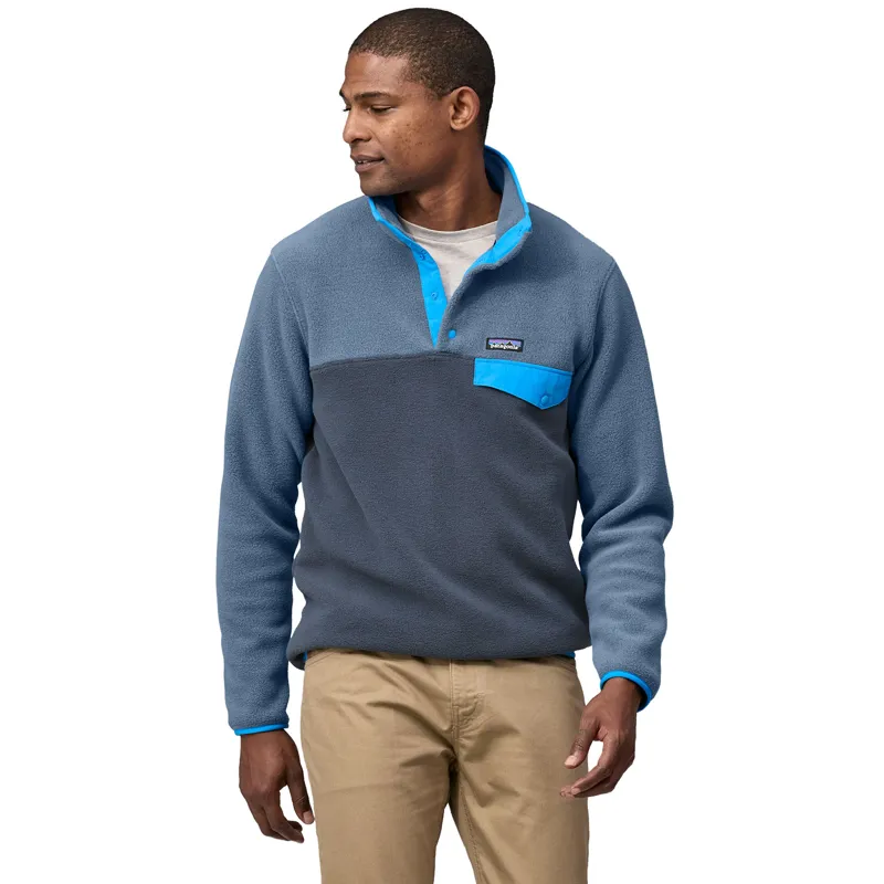 2024 Patagonia LW Synchilla Snap-T Men's Fleece Smolder Blue-1