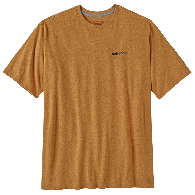 2024 Patagonia Responsibili-Tee Mens T-Shirt P-6 Outline Golden Caramel-1