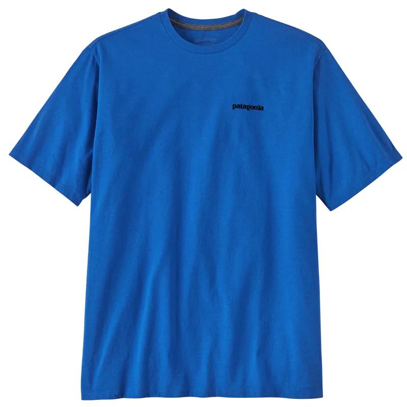 2024 Patagonia P-6 Logo Responsibili-Tee Mens T-Shirt P-6 Outline Blue-1