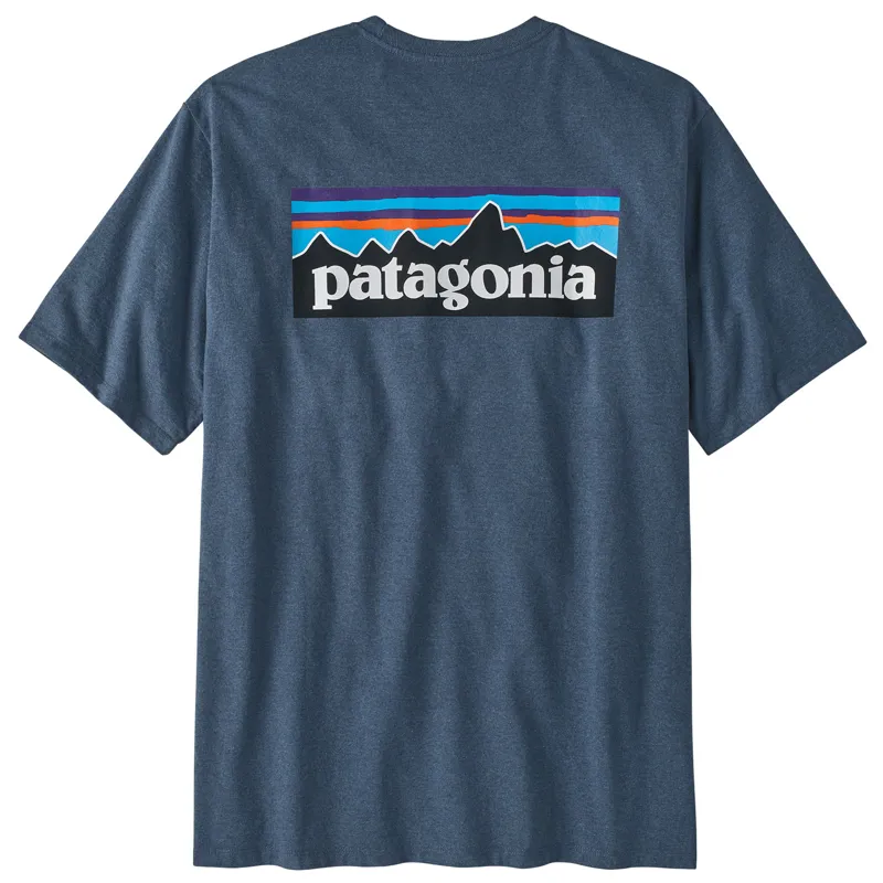 2024 Patagonia P-6 Logo Responsibili-Tee Mens T-shirt Utility Blue