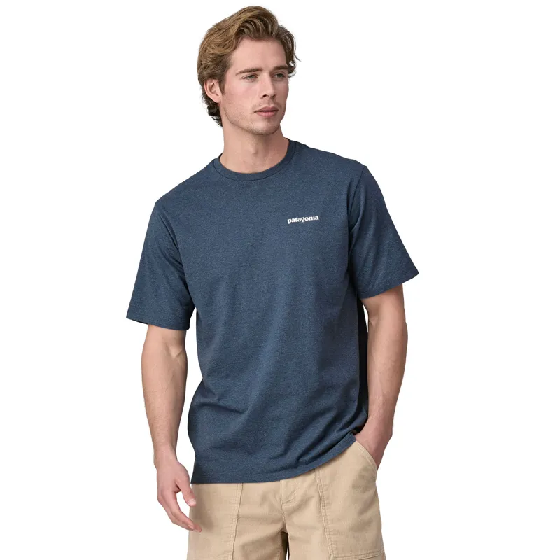 2024 Patagonia P-6 Logo Responsibili-Tee Mens T-shirt Utility Blue-3