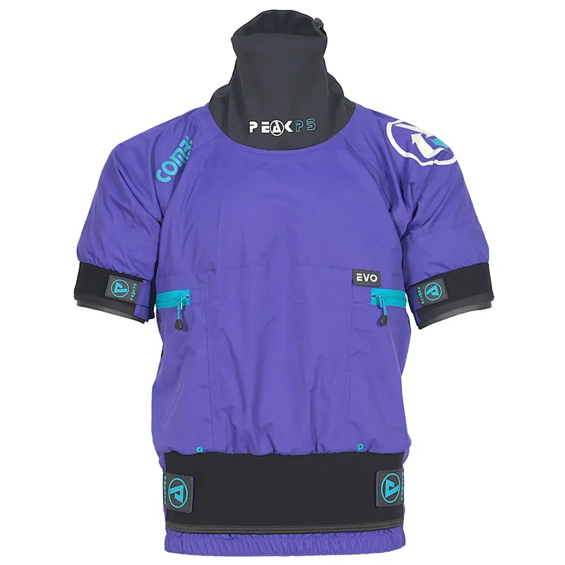 2024 Peak PS Combi Jacket Unisex Purple Short Sleeved Kayak Cag