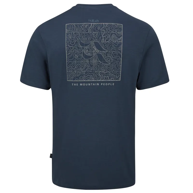 2024 Rab Crimp Elevation Tee Men's Tempest Blue-2