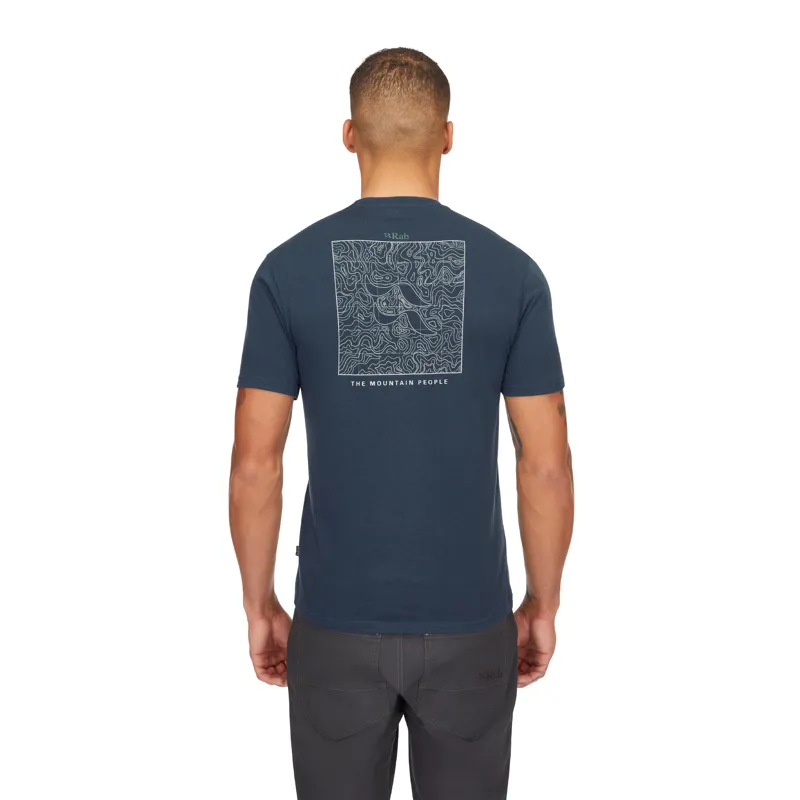 2024 Rab Crimp Elevation Tee Men's Tempest Blue-1