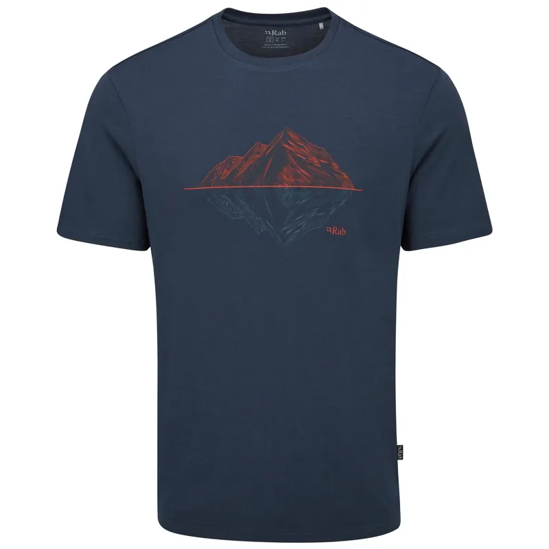 2024 Rab Crimp Reflection Tee Men's Tempest Blue