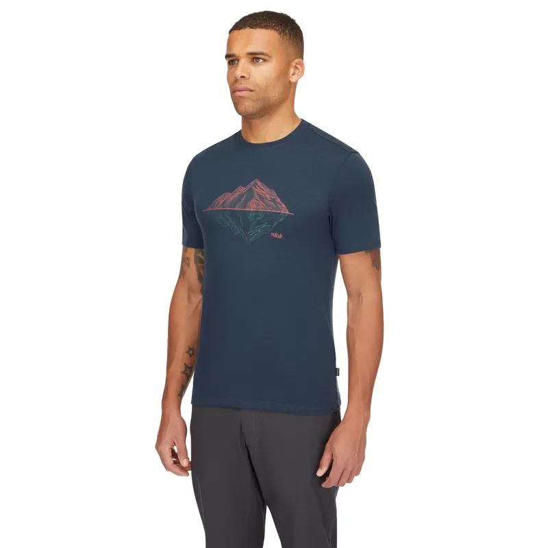 2024 Rab Crimp Reflection Tee Men's Tempest Blue-1