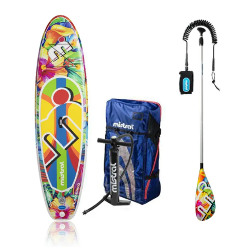 Mistral Flamenco Inflatable Paddleboard Combo 10.5 SUP StandUp Paddleboard