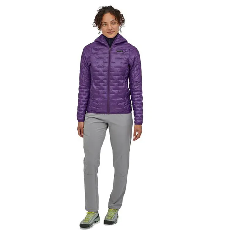 Patagonia Micro Puff Hoody Purple Womens Synthetic Jacket