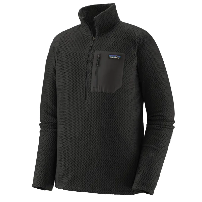 Patagonia Men's R1 Air Zip-Neck Black -M