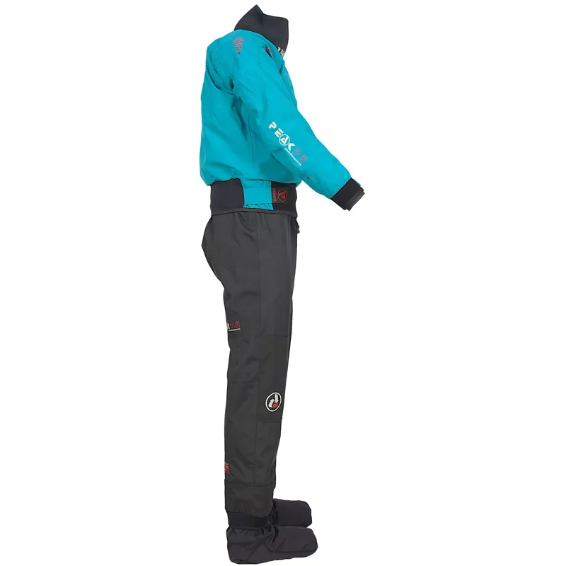 Peak PS Deluxe Evo One Piece Suit Women's Blue Whitewater Kayaking