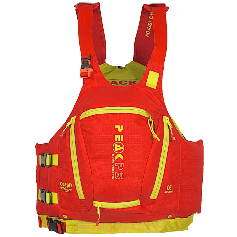 Peak PS Ocean Wrap PFD Womens Red Sea Kayak / Touring Bouyancy Aid