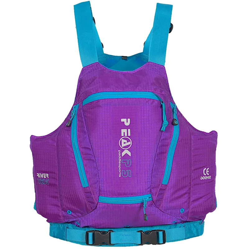 Peak UK River Vest Mens PFD Purple Bouyancy Aid for Kayak Canoe and SUP