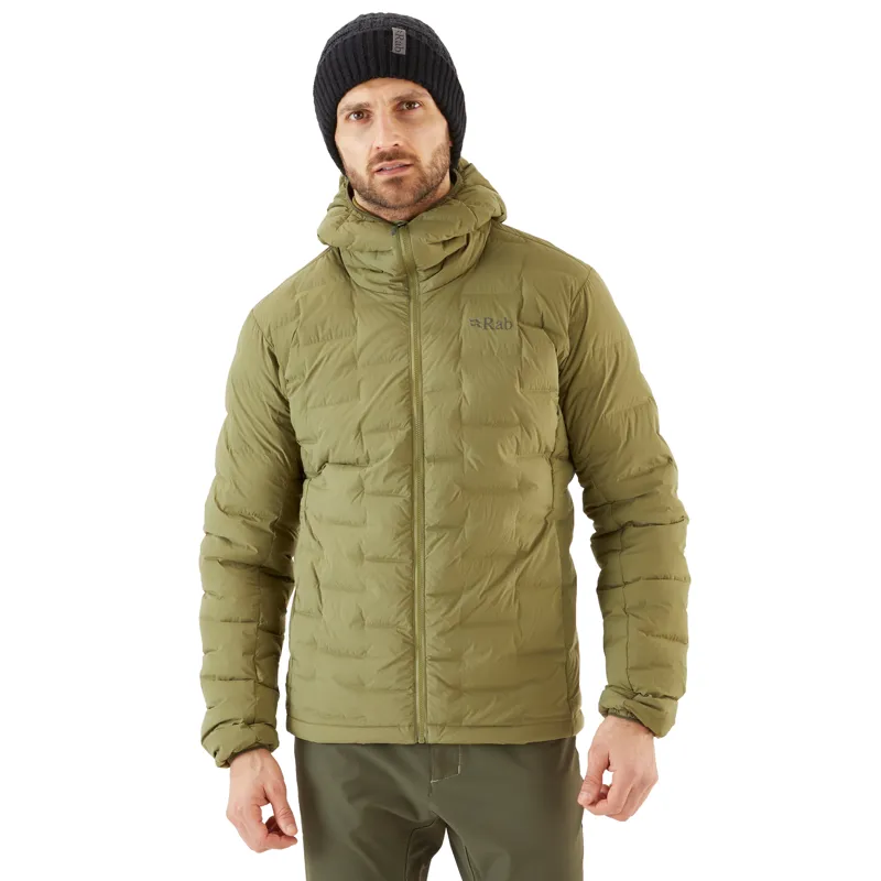 Rab Cubit Stretch Down Hoody Men's Chlorite Green Down Insulated Jacket