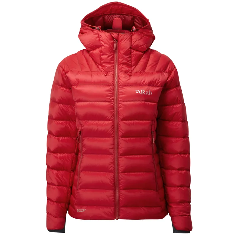 Rab Electron Pro Jacket Womens Ruby Down Insulated Jacket