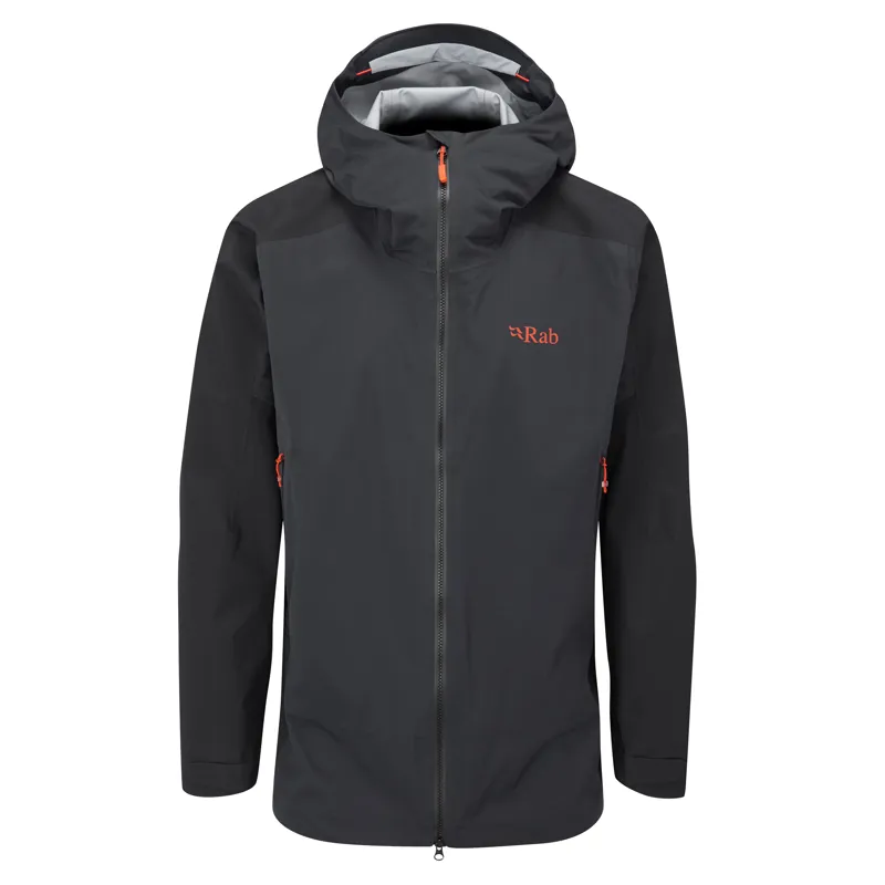 Rab Alpine 2.0 Jacket Mens Beluga Waterproof Jacket