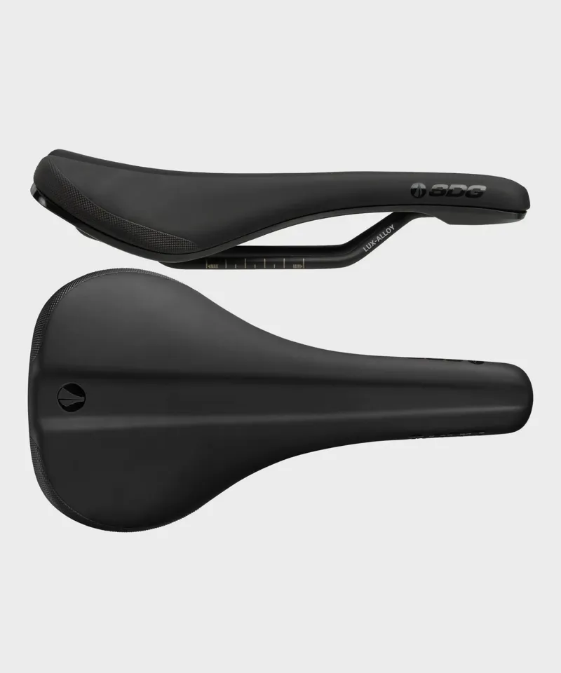SDG Bel Air 3.0 Lux-Alloy Rail Saddle Black Microfibre Top