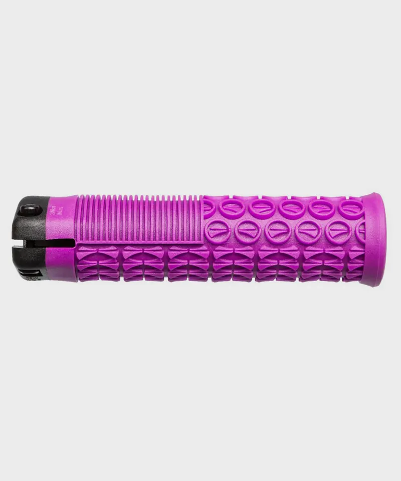 SDG Thrice Lock-On Grip Purple Handlebar Grip-2