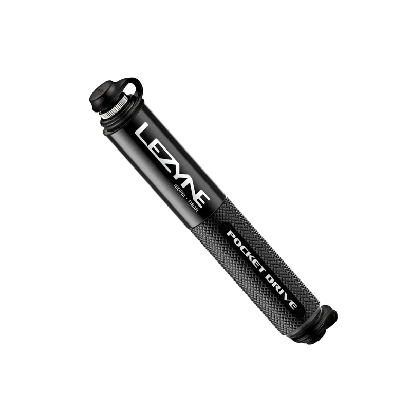 Lezyne Pocket Drive Lightweight Bicycle Pump - Black