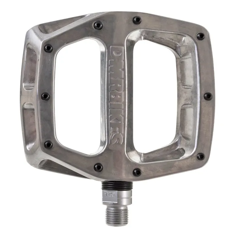 DMR V12 Pedal - Polished Silver Flat MTB Pedal 9/16 Thread