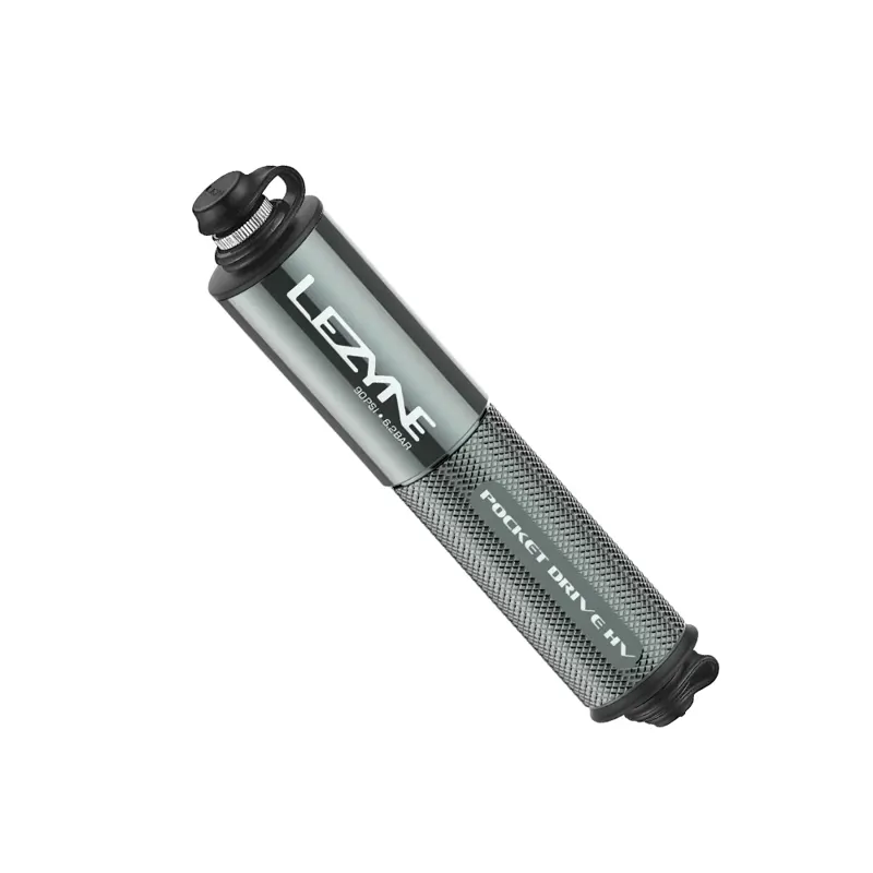 Lezyne Pocket Drive Lightweight Bicycle Pump - Grey-1