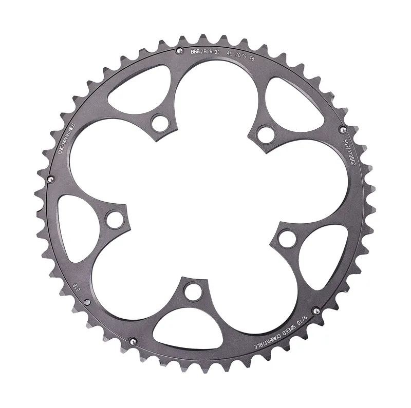 BBB Compact Gear Chainring Grey 50t 110bcd
