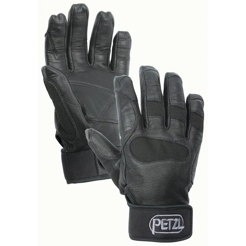 Petzl Cordex Plus Black Leather Belay Gloves