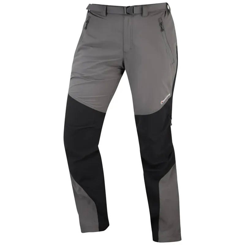 2022 Montane Terra Pants Men's Long Leg Softshell Trousers Graphite Grey