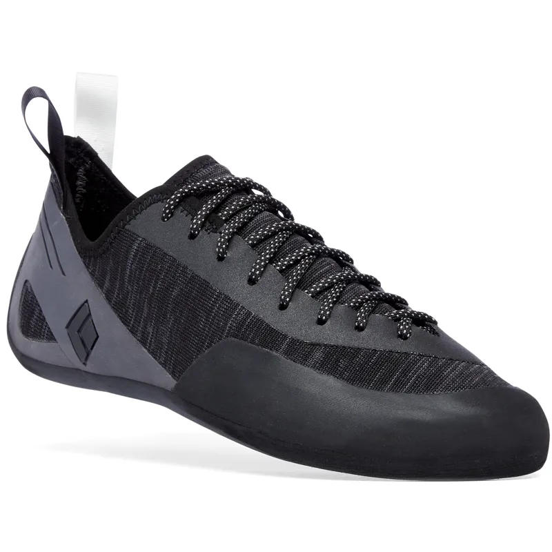 2023 Black Diamond Momentum Men's Lace-Up Climbing Shoes Black-Anthracite
