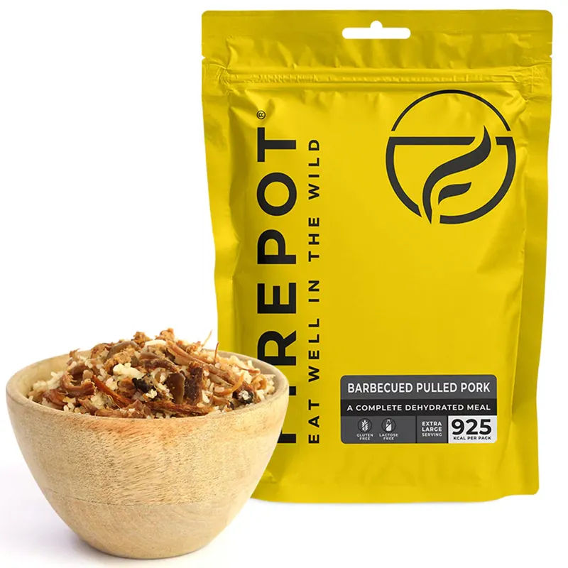 Firepot Barbecued Pulled Pork XL 190g Pack - 925kCal