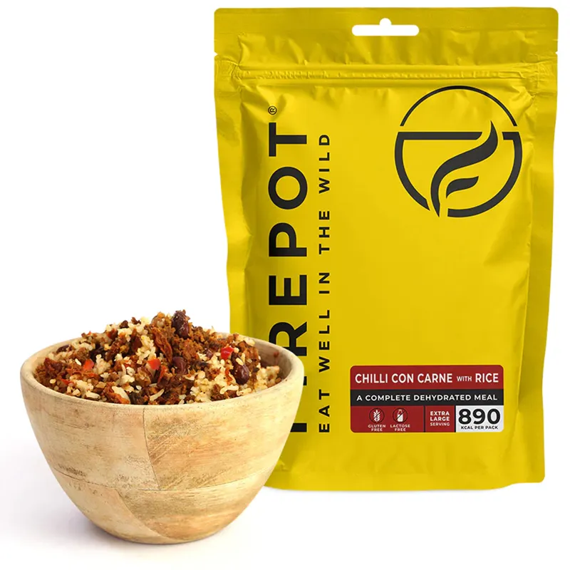 Firepot Chilli Con Carne with Rice XL 200g Pack - 890 kCal