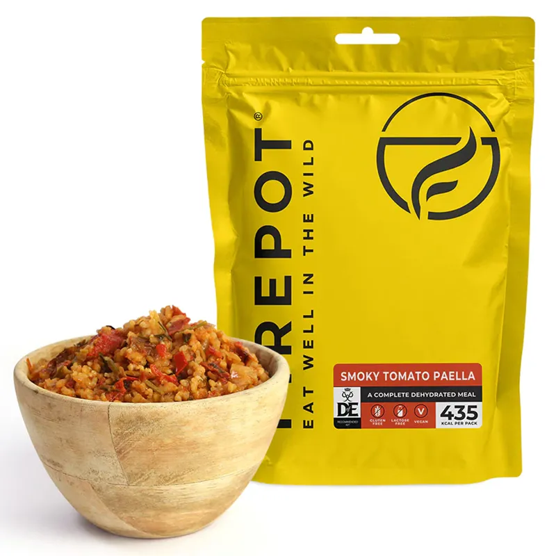 Firepot Smoky Tomato Paella 135g Pack - 435 kCal