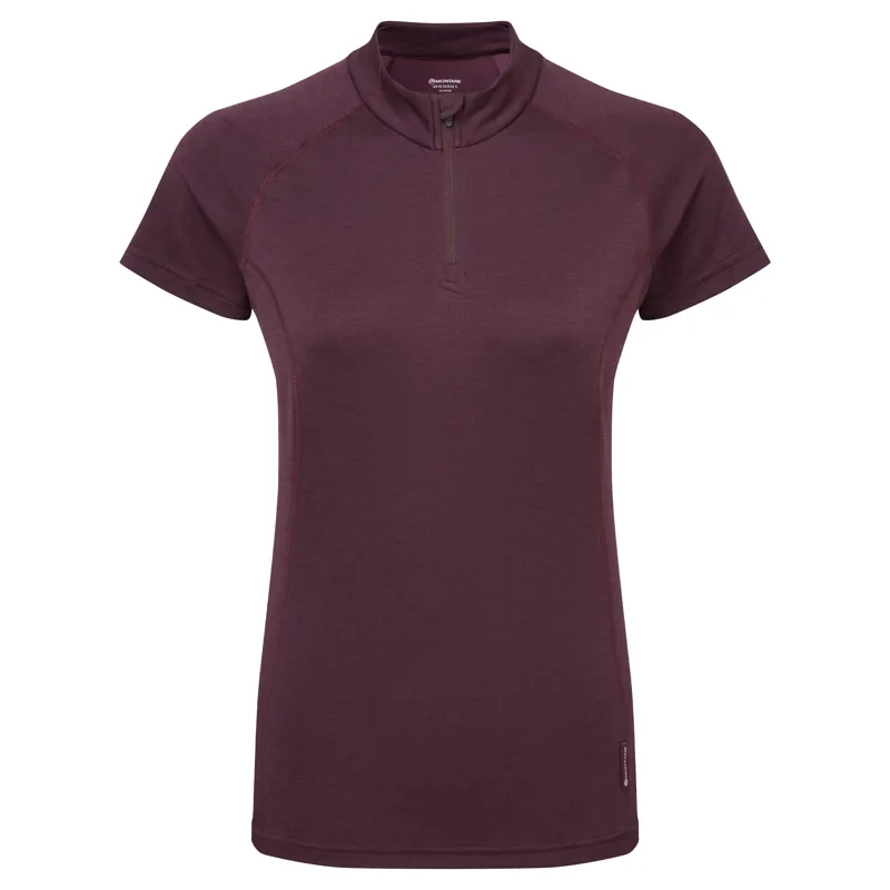 2023 Montane Dart Zip T-Shirt Women's Saskatoon Berry