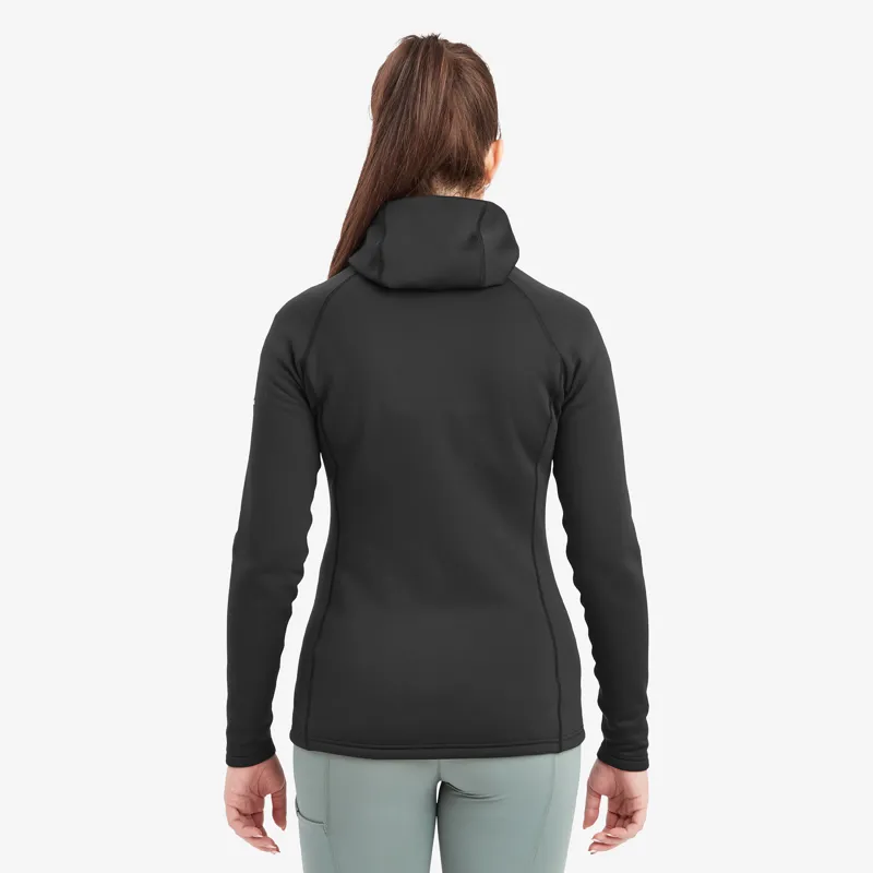 Montane Women's Fury Hooded Fleece Jacket Black-4