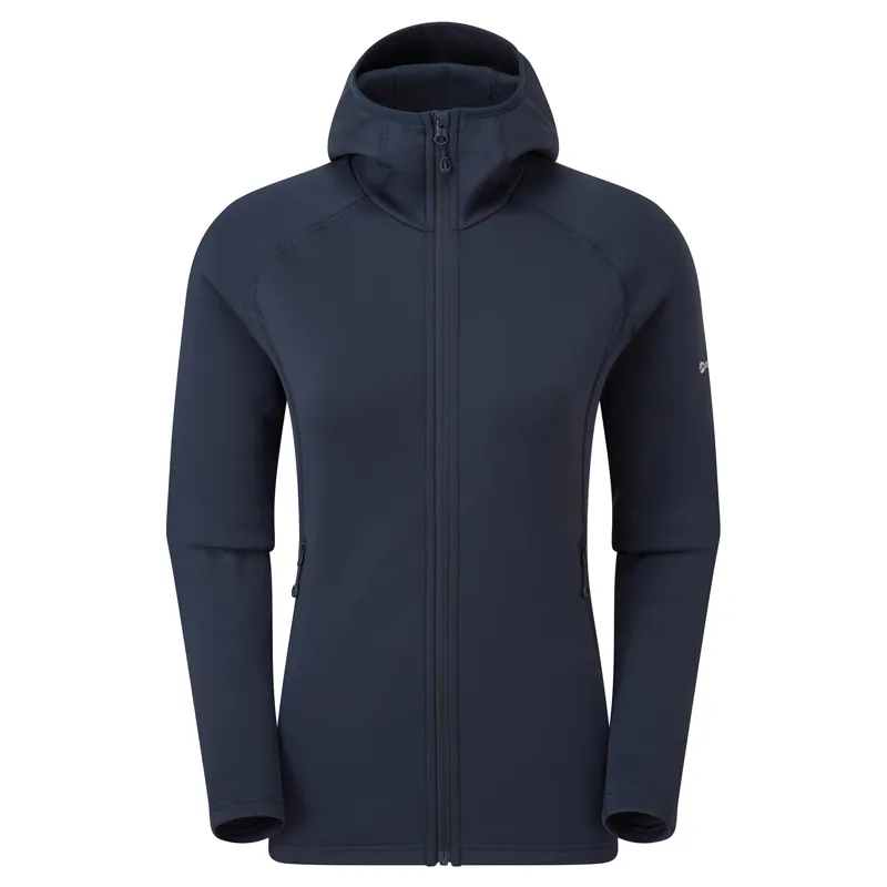 Montane Fury Hooded Fleece Women's Jacket Eclipse Blue-1