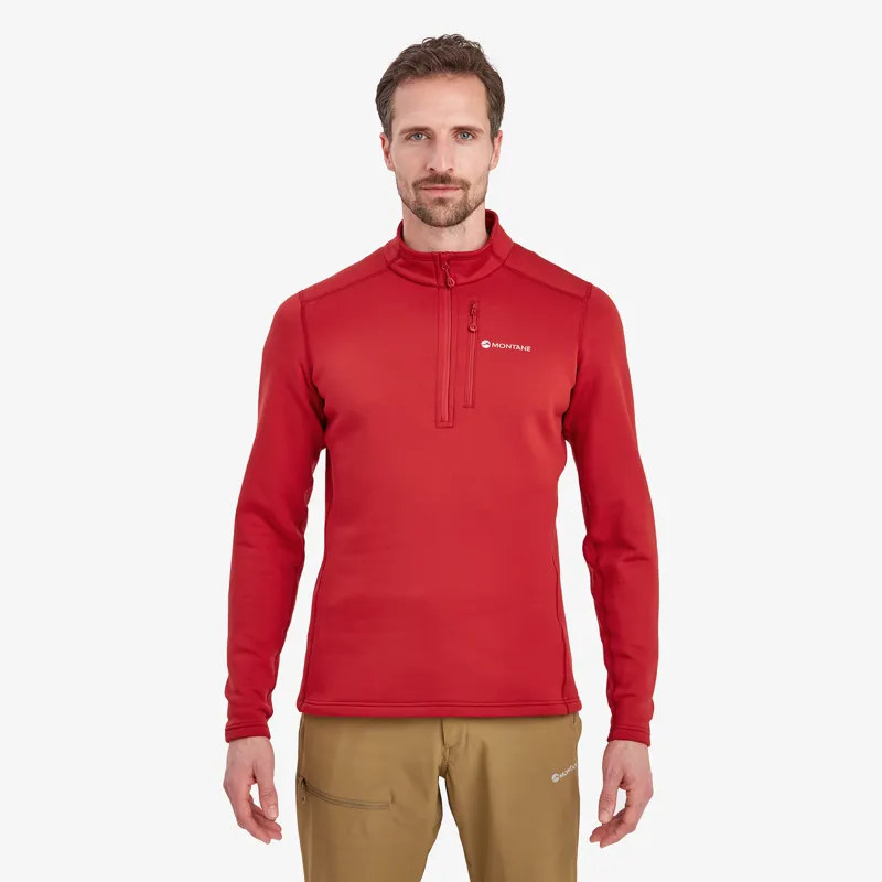 Montane Fury Pull-On Men's Fleece Jumper Acer Red-2