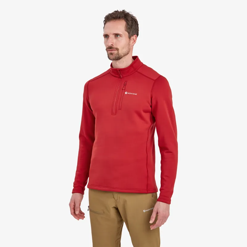 Montane Fury Pull-On Men's Fleece Jumper Acer Red-1