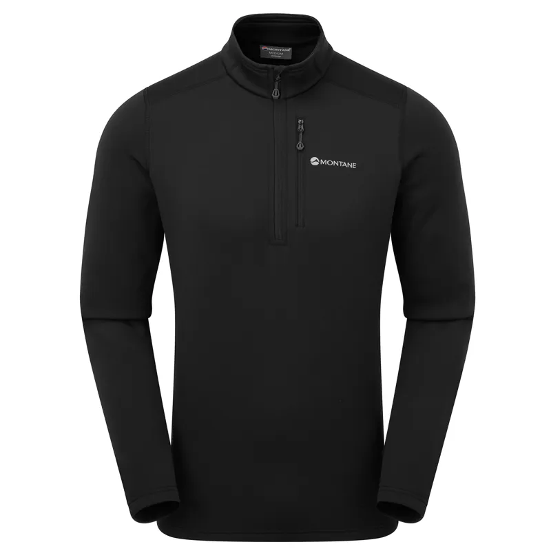 Montane Fury Pull-On Men's Fleece Jumper Black