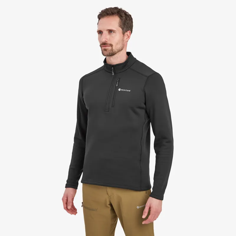 Montane Fury Pull-On Men's Fleece Jumper Black-1