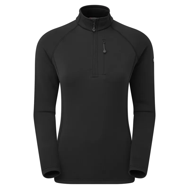 Montane Fury Pull-On Women's Fleece Jumper Black