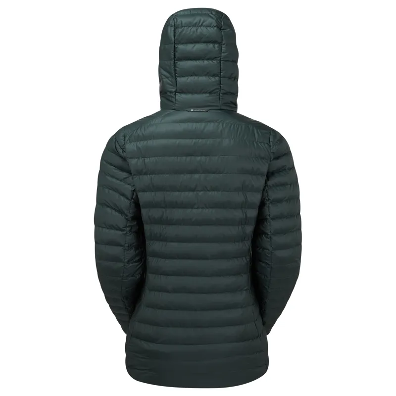 2024 Montane Icarus Hoodie Jacket Womens Synthetic Insulated Deep Forest Green-3