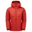 2023 Montane Icarus Hoodie Jacket Women Synthetic Saffron Red